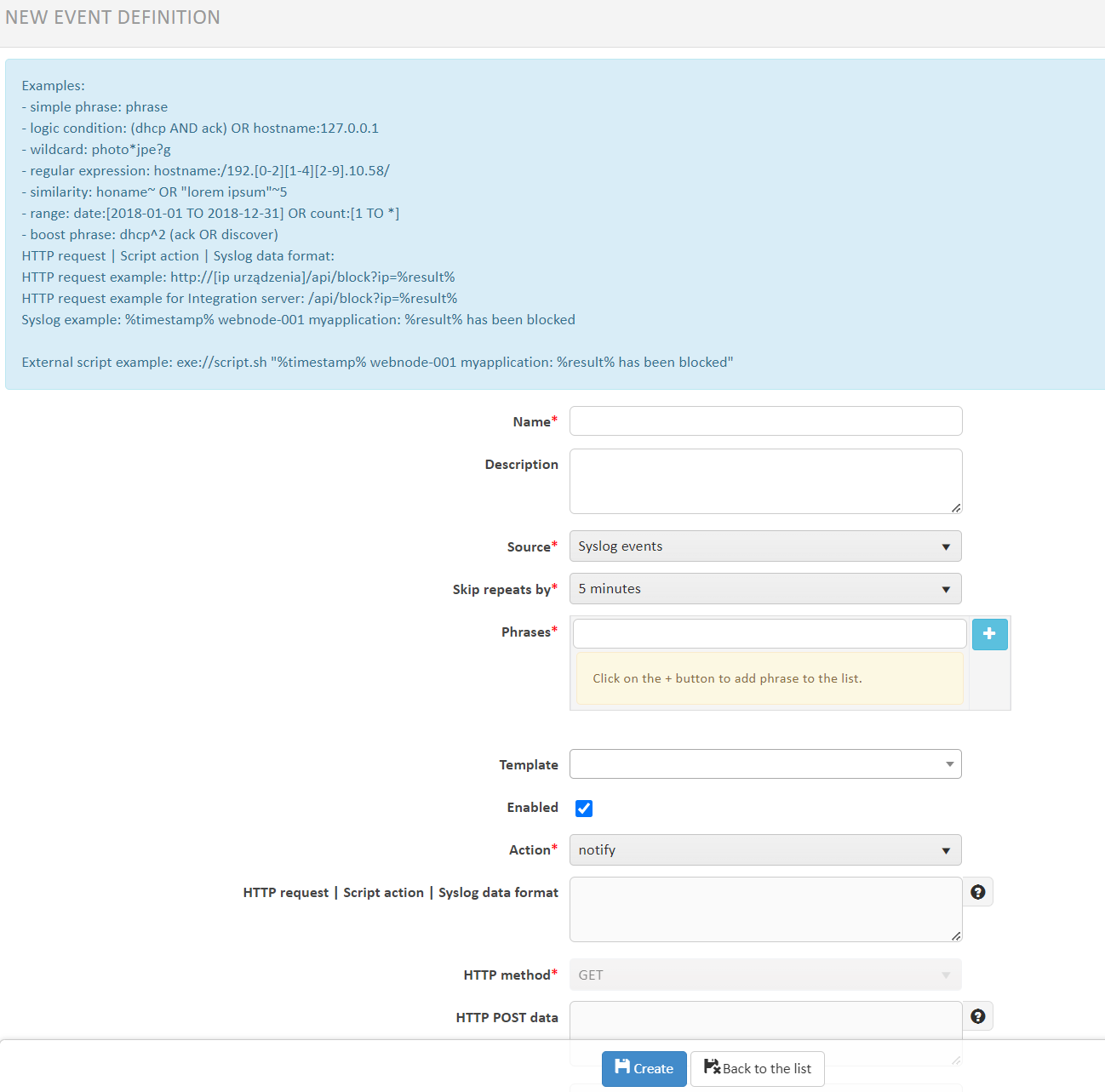 SIEM Integration | NACVIEW 2.x Documentation